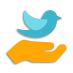 TweetAndGive is a free web-based Twitter app that donates 80% of its ad revenue to selected charities.