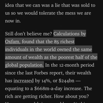 damn jackie i can’t control the wealth gap BUT WE CAN RIOT FOR CHANGE