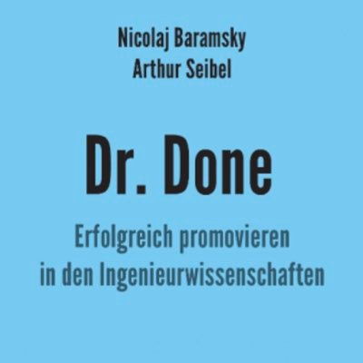 DoktorDone's profile picture. Du bist Doktorand der Ingenieurwissenschaften oder willst es werden? Dann ist Dr. Done der perfekte Ratgeber fur dich! Von @NicolajBky und Arthur Seibel