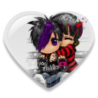 Hello, my name is Rainie 
I love these bands:  Black Veil Brides, Escape the Fate, A Day to Remember, The Devil Wears Prada, and D.R.U.G.S