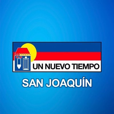 Cuenta Oficial del Partido Un Nuevo Tiempo en el municipio San Joaquín del estado Carabobo  
Instagram: @sanjoaquin_unt
@unt_carabobo @partidount