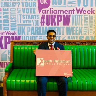 Proud to represent Walsall as a Member of @UKYP and Chair of @youthofwalsall