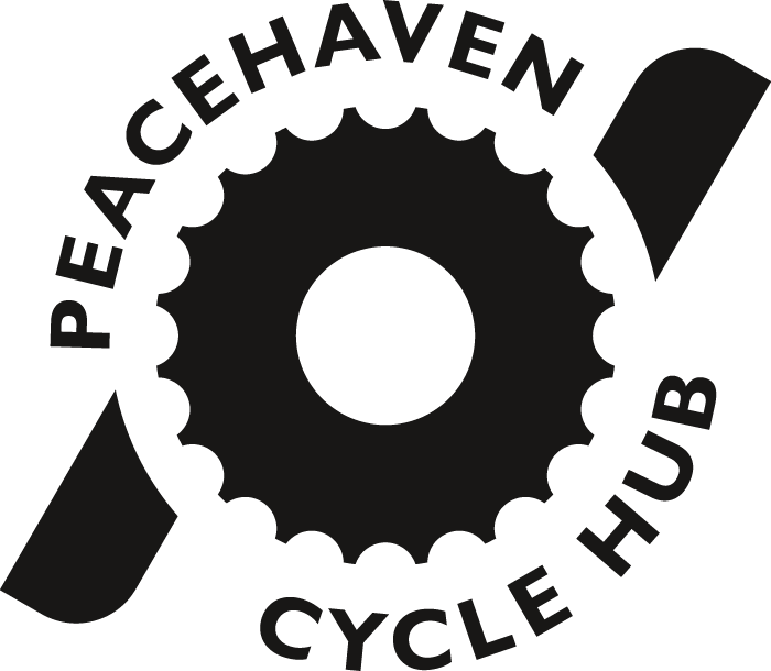 Sustrans Cycle Hub in The Big Park, Peacehaven. A free community resource for anyone or group interested in cycling, walking or active travel and health.