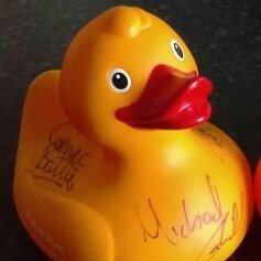 A rubber ducky who hangs around RTE Gold hoping someone will let me out of the broom cupboard & make me a longed for prize again.