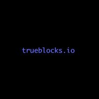 TrueBlocks, LLC 🌱(@trueblocks) 's Twitter Profile Photo