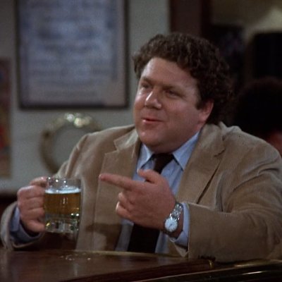 When Cheers debuted on September 30, 1982, George Wendt was 12,401 days old. This account makes note of people who have reached that age. See also @brimleyline