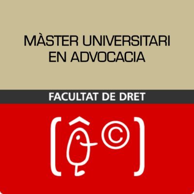 Màster en Advocacia de la @dretuv l'@ICAV_abogacia