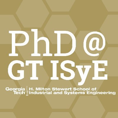 Official twitter account for the Ph.D. programs in Operations Research and Industrial Engineering at Georgia Tech