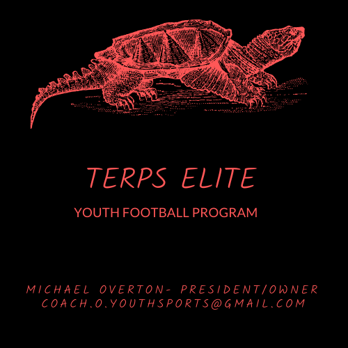 8 year USAF Veteran + Youth Football Coach
President/Owner of Terps Elite Youth Football Program