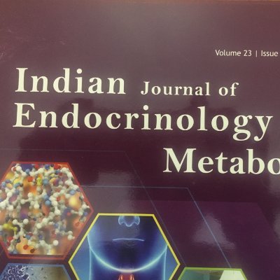 Official twitter handle of the Indian Journal of Endocrinology & Metabolism
https://t.co/06koZtWgU7