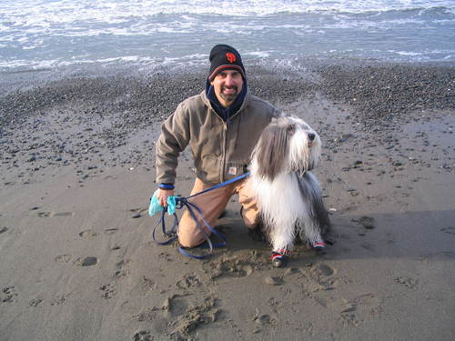 Dog's are a Man's best Friend,Woodworking is a way to calm the soul. Watching the waves of the Ocean is a Good Thing!