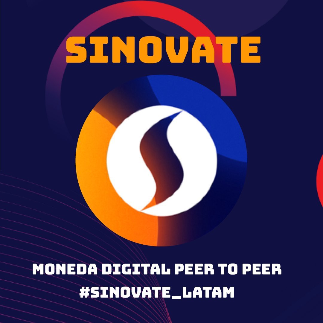 #SINOVATE (#SIN) es una moneda digital Peer to Peer con un ecosistema que permite crear productos de #Blockchain únicos e innovadores. #Criptomoneda