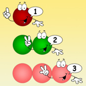 Monte-Lingual 1 to 10 for iPad introduces the basic concept of counting in four languages (English/Spanish/French/Chinese) using the Montessori method.