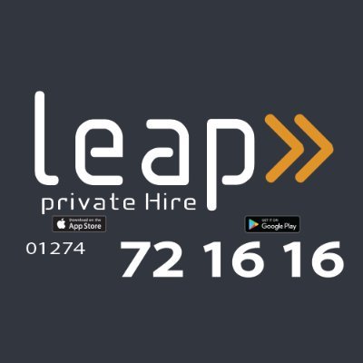 Leap Taxis has been driving the Bradford community since 2013.
📞 01274 721616!
https://t.co/VKyLatdTtt