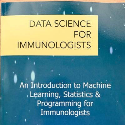 An introduction to #MachineLearning, #Statistics & #Programming for #Immunologists. The book is now available to download from Kindle: https://t.co/DNHwJshzwI.