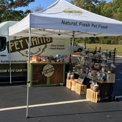 Fresh pet market + Retail store + Food Truck + Pet supplies + Free Delivery + Dog and Cat Treats/Chews + All Natural Fresh Pet Food + Local Family Owned