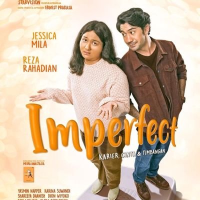 IMPERFECT: KARIER, CINTA, & TIMBANGAN. Film ke-5 dari penulis-sutradara @ernestprakasa, diadaptasi dari #BukuIMPERFECT @meiranastasia. Sedang Tayang di Bioskop