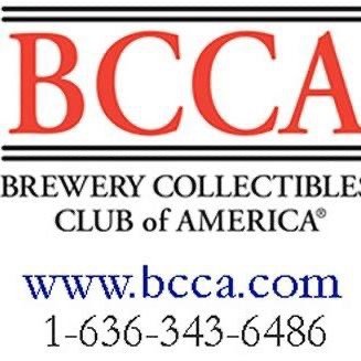 Official Twitter feed for the BCCA - Brewery Collectibles Club of America. Serving breweriana collectors since 1970.