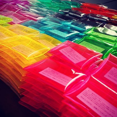 seiko_pk's profile picture. 世界で一番細い輪ゴムの製造会社です。 くるっと巻いてぺたっとくっつく大きさ自在に「包む」シート状カラフル収納ケース『ポレット』の製造販売もしています。
経営理念は全力応援