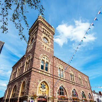 We are the Tourist Information and National Park Centre in Abergavenny.  We have recently moved into The Town Hall in Cross Street, we are open Mon-Sat 10am-4pm