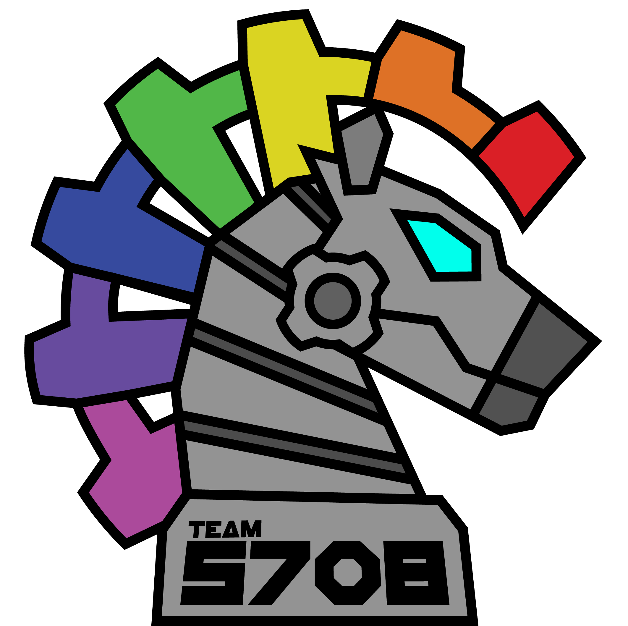 We make robots and play games with them.