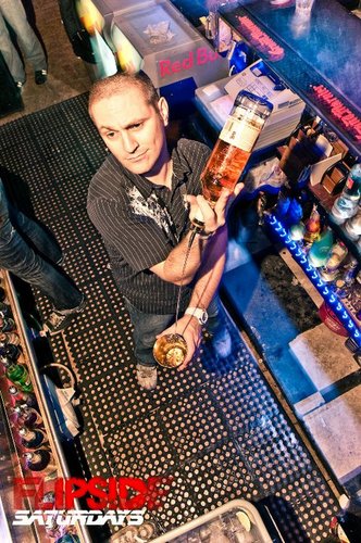 Flair bartender, flippin bottles and havin good times!!
See me at Vince Neils , Eat Drink Party!! inside Circus Circus Hotel. and with The Bartendersguild!