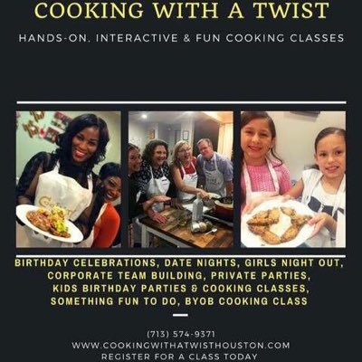 Cooking Classes! Food*Fun*Fellowship BYOB * Girls Night Out! Date Nights! Kidz Zone! Private Parties! Corporate Team Building! @chefdeedeecooks
