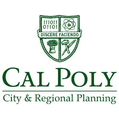 The Department of City & Regional Planning @CalPolyCAED @CalPoly, San Luis Obispo https://t.co/bwJz8Bngag #CalPolyProud; job info @CalPolyPlan_Job