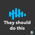 They should do this (@theyshuddothis) Twitter profile photo They should do this (@theyshuddothis) Twitter profile photo
