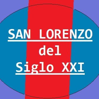 Cuenta oficial de la Agrupación SAN LORENZO de Siglo XXI
que maneja C.A.S.L.A.