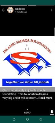 Islamic Sadaqa Foundation is a registered NGO in Ghana aim at improving the lives of the Al-Ummah by supporting them with charity.   May Allah bless you all.