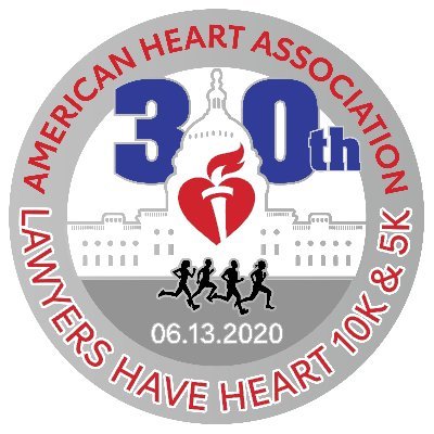 Lawyers Have Heart 10K Run and Fun Walk is Washington's largest 10K and benefits the American Heart Association.  All you need to participate is a big heart!