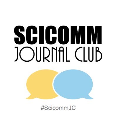 scicomm_jc's profile picture. Your hub for latest #scicomm research. Team: @NevenaHr @snouraini  @HC_Conklin @GlorianaNdibal1 Our podcast https://t.co/qptFMCVbrG
