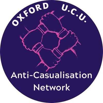 @OxfordUCU's anti-casualisation network, representing the 77.2% of staff at the University who are casualised & precarious. DM us to get involved!