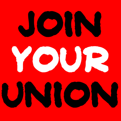 Reasons why you need to #joinyourunion
This account is not affiliated with any organisation. But I'm in a union and you should be too.