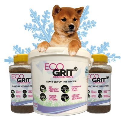 EcoGrit is a UK company which specialises in biodegradable, eco & pet-friendly products that melt snow and ice and can be used safely around children.