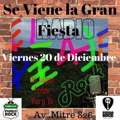 Radio El Peaje Rock
https://t.co/BPWgfrJ5J1