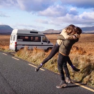 Filmmakers, travelling Europe in our rusty campervan, Jitters 🚐 Join us on YouTube 🎥 #vanlife #travelcouple #offgrid