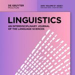 Linguistics (journal) (@linguisticsj) 's Twitter Profile