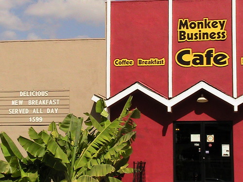 Monkey Business is a non-profit social enterprise. We provide healthy, organic, and natural ingredients to create our delectible menu items for you!
