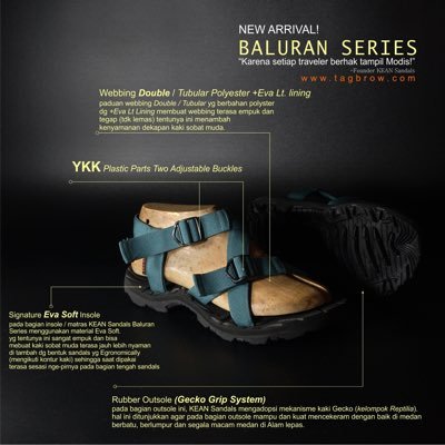 Fashionable Outdoor Sandals | Order bisa via WhatsApp : 085646666759