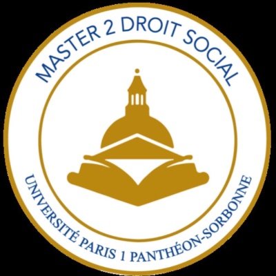 DroitM2r's profile picture. Master Droit Social Pantheon-Sorbonne 
Instagram : M2droitsocial