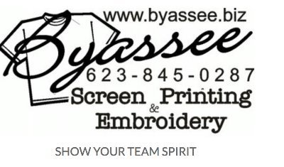 ByasseeFrankie's profile picture. We use the highest quality inks and materials to
create your designs. We are an embrodiary, custom design company who loves to design logo items for your teams.