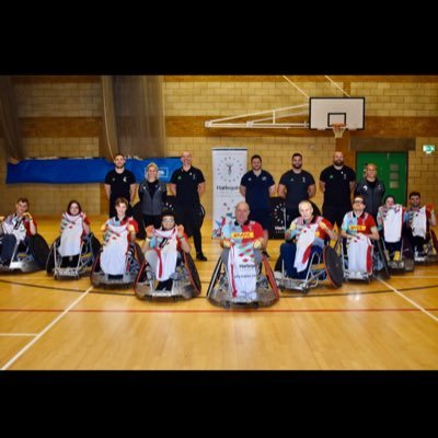 Harlequins wheelchair Rugby team ‘The Jesters’ A fun, friendly and diverse team.  Supported by The Harlequins Foundation.