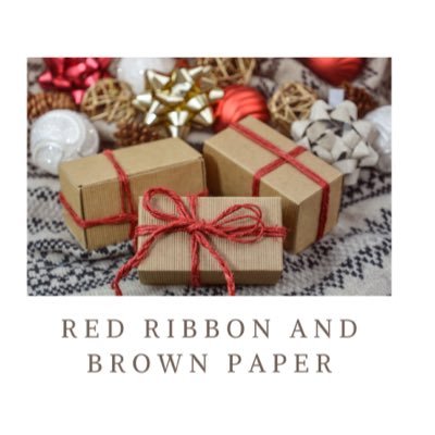 Red Ribbon & Brown Paper