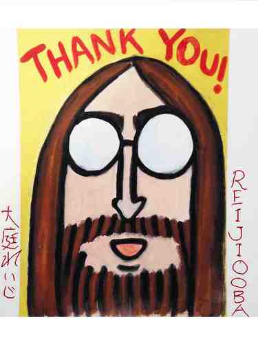 Deaf ARTIST/TankaPoet/Painter/Novelist/Ulcerative Colitis/Avatar I painted is Portrait of JohnLennon whom PaulMcCartney praisedDirectly saying'NICE!'inTokyo'02!