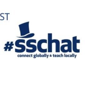 5 co-moderators facilitating weekly livechats (Monday 7-8pm Eastern) on #sschat since 2010 -- supporting & connecting social studies teachers at all levels