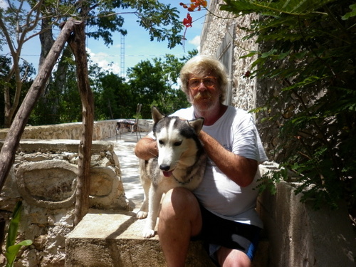 A retired, single gent busy finishing his dream home in paradise.