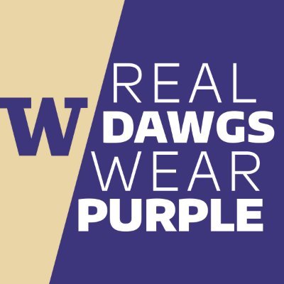 Official Twitter of University of Washington Trademarks & Licensing
We know REAL DAWGS WEAR PURPLE 💜💛
Instagram @realdawgswearpurple
Facebook @WearPurple