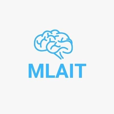 MLAIT1908's profile picture. Sharing #MachineLearning #AI #Cloud Stuff 
🤖🤖🤖🤖🤖
Developed By @Priya1497
@patidarparas13 | Youtube : #MLAIT
